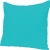 Coussin uni - azur