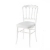 chaise napoléon - white & white