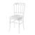 chaise napoléon - white outdoor