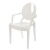 fauteuil louis ghost - blanc 