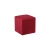 pouf pop carré L40 - framboise
