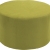 Pouf Tweed rond dia 70 - vert anis