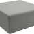 Pouf Tweed carré L100 - gris