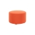 Pouf Pop rond dia 70 - mandarine