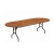 table ovale 100x300cm (2x100x150cm) - 12 pers
