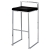 tabouret manhattan - noir