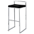 Tabouret Manhattan - noir