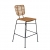 Chaise haute Rotin by K
