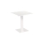 table stan H73 70x70 - blanc & blanc outdoor