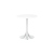 table stacy H73 dia70 - blanc & inox