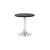 Table Stacy H77 dia70 - noir & inox