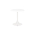 Table Stacy H77 dia70 - blanc & blanc