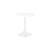 Table Stacy H77 dia70 - blanc & blanc