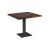 table stan H73 90x90 - bois & noir