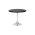 Table Stacy H76 dia90 - noir & inox