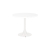 Table Stacy H76 dia90 - blanc & blanc