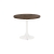 Table Stacy H76 dia90 - bois & blanc