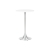mange debout stacy H110 dia70 - blanc & inox