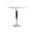 Mange debout Stan H112 90x90 - blanc & inox