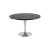 table ivan dia120 - noir & inox