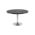 Table Ivan H76 dia120 - noir & inox