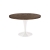 Table Ivan H76 dia120 - bois & blanc