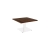 table stan H35 70x70 - bois & blanc