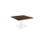 Table basse Stan H35 70x70 - bois & blanc