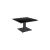 table stan H35 70x70 - noir & noir
