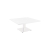 table stan H35 90x90 - blanc & blanc