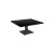 table stan H35 90x90 - noir & noir