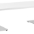 table stan H35 180x70 - blanc & inox