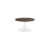 table stacy H35 dia70 - bois & blanc