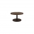 table stacy H35 dia70 - bois & noir