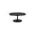 Table basse Stacy H35 dia90 - noir & noir