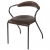 fauteuil kuba - cuir havane