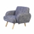fauteuil toon - gris
