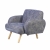 Fauteuil Toon - gris