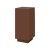 stèle carrée H110 47x47 - chocolat