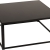 Table basse Kadra H45 100x100 - noir & noir