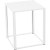 table kadra H73 60x60 - blanc
