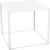 Console Kadra H90 100x100 blanc & blanc