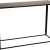 Table haute Kadra H105 150x50 - noir & noir