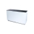 Comptoir UP 150X50 H90 3F blanc / top noir