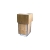 Comptoir d'angle UP H110 50x50 - bois