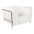 fauteuil steel - white