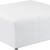 Pouf Nikki carré L100 - blanc