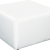 Pouf Nikki carré L75 - blanc