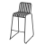 tabouret moli - gris anthracite