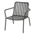 fauteuil moli bridge - gris anthracite